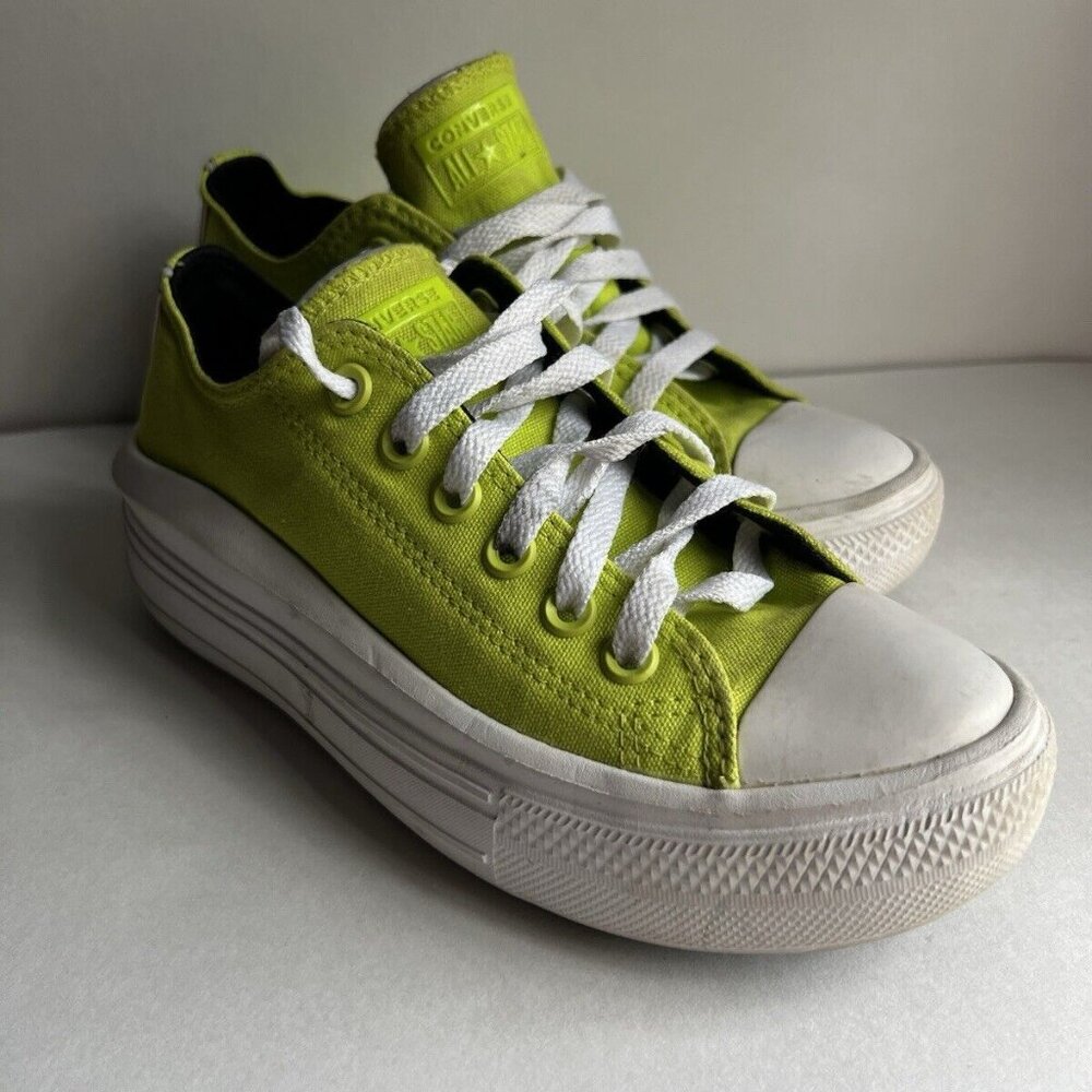 Converse All Star Move Platform Sneaker Women's Size 6 Green